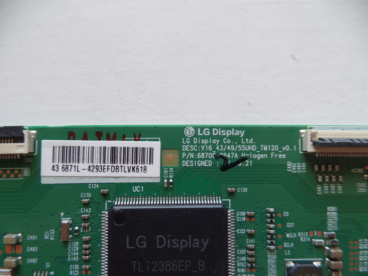 6871L-4293E LG T-CON BOARD 