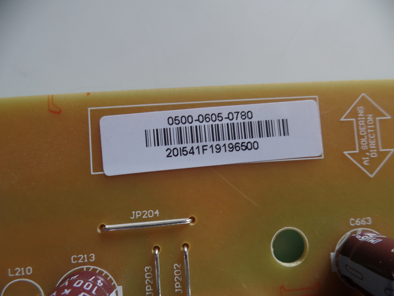 0500-0605-0780 Sharp Power Supply Board Unit