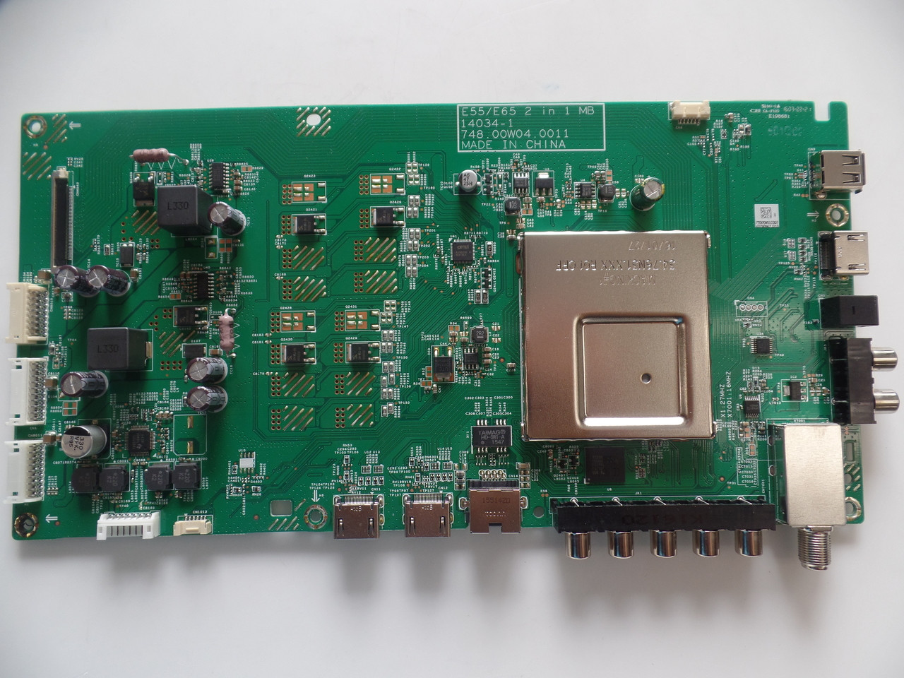 755.00W01.C003, 791.00W10.C006 Vizio Main Board for D55-D2 (LWZ2UCAR / LWZ2UCBS / LWZJUCBS Serial)