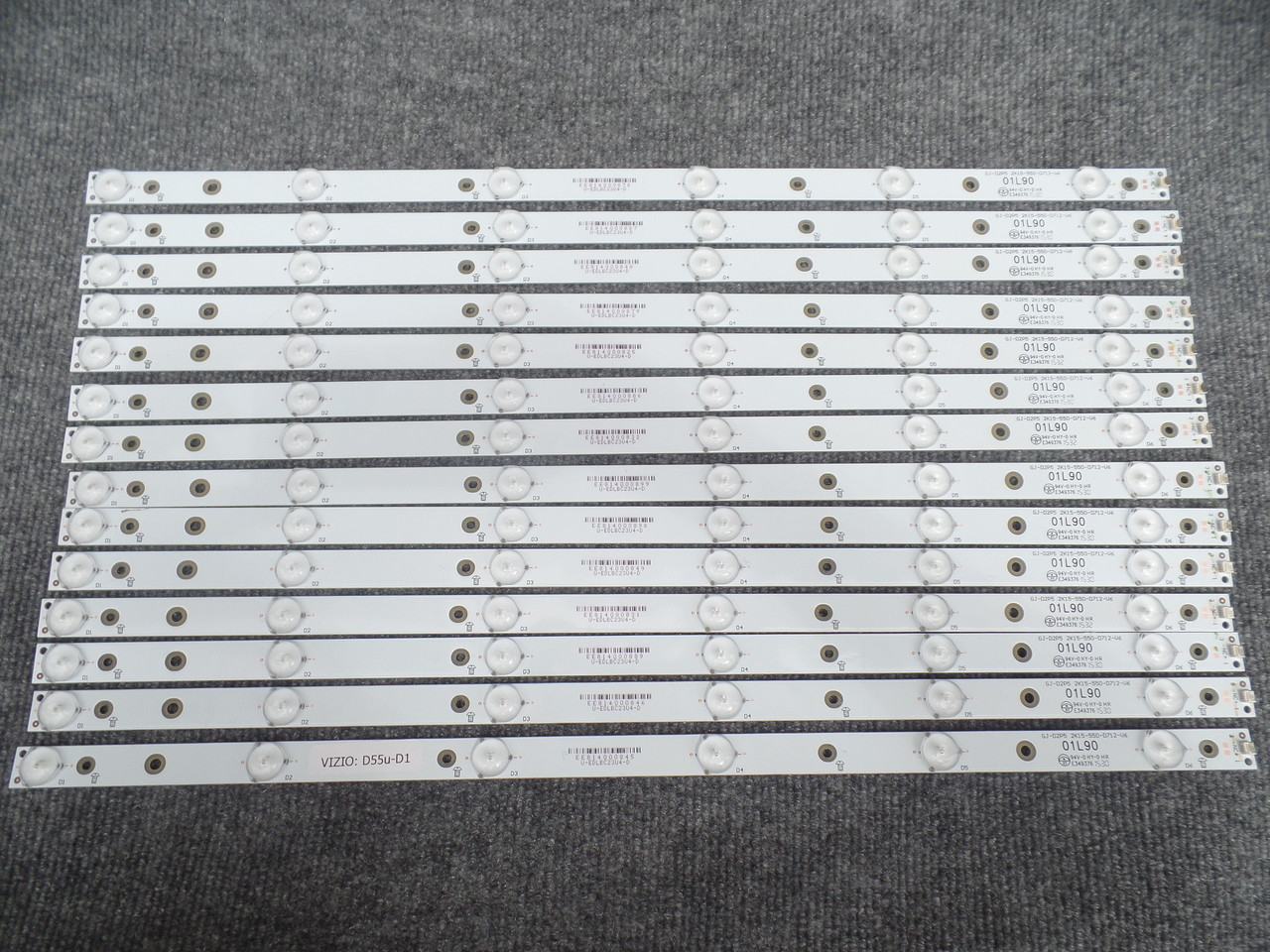 2K15-550-D712-V6 Vizio Replacement LED Strips - 14 Strips D55u-D1