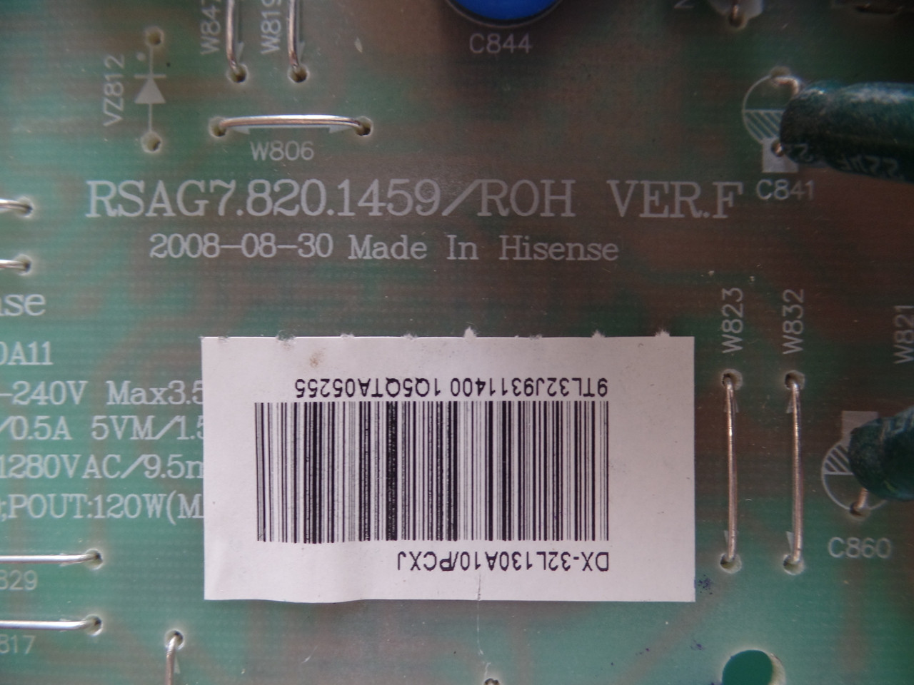 123187 Dynex Power Supply/Backlight Inverter for DX-32L130A10