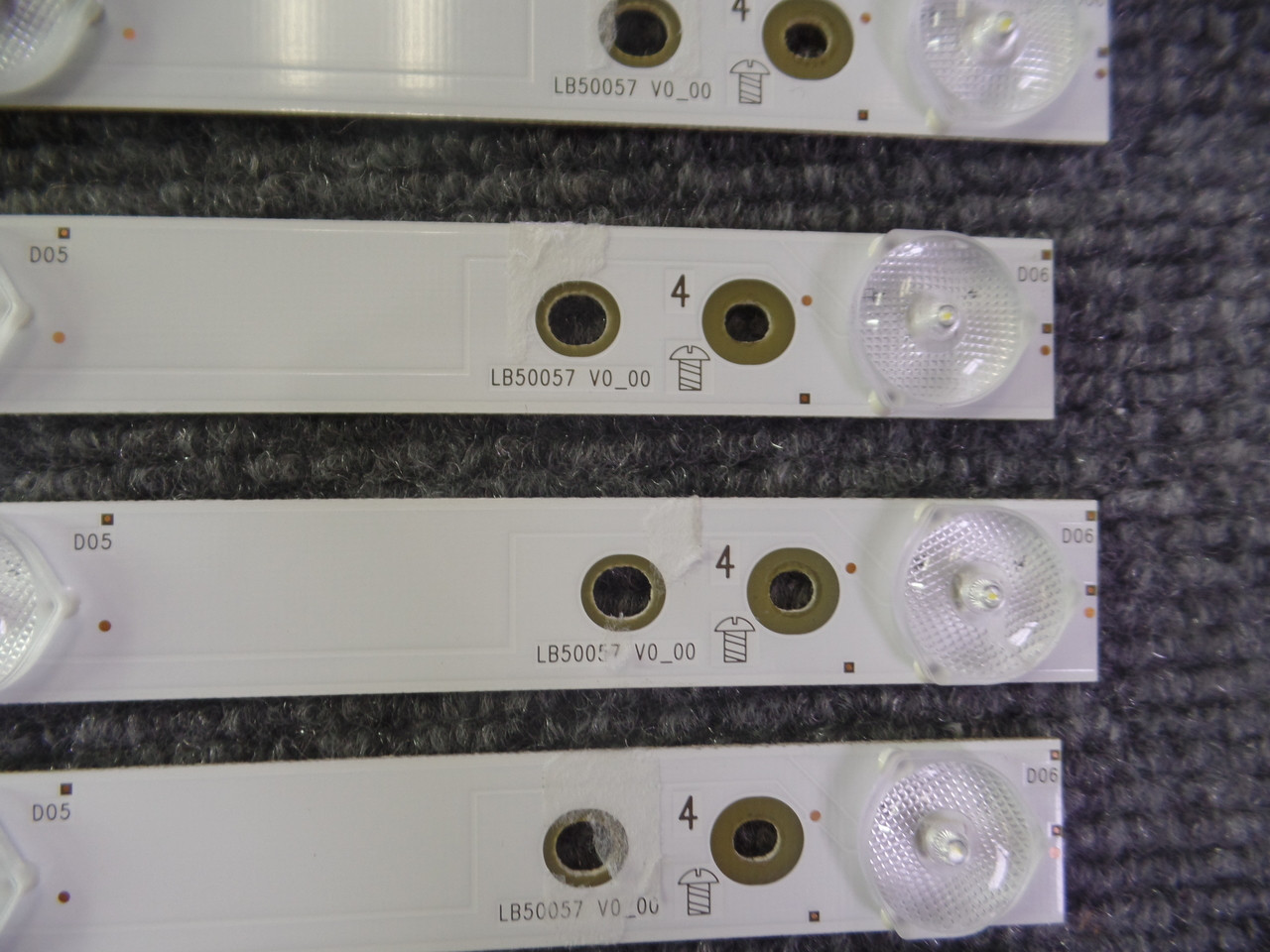 LB50057 Vizio Replacement LED Backlight Strips - 12 Strips