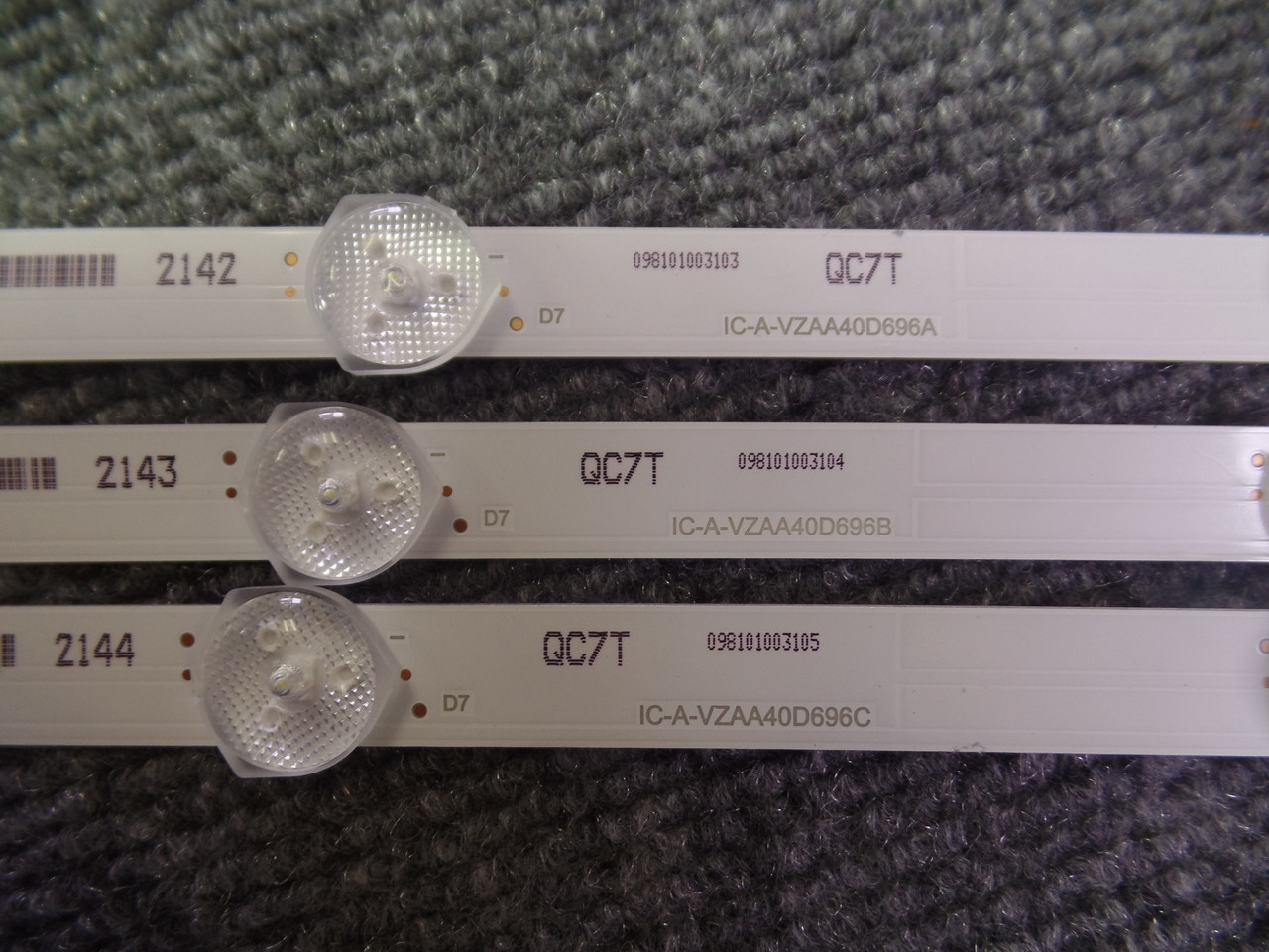 IC-A-VZAA40D696 Vizio Replacement LED Backlight Strips (3) D40-D0