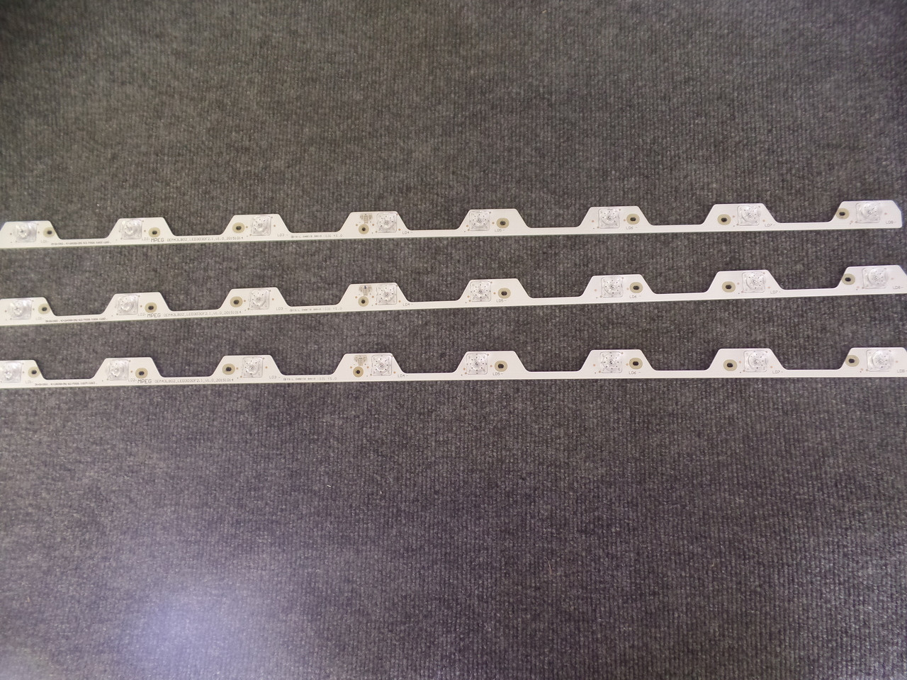 TCL LED Backlight Strips for 43UP130 - 3 Strips
