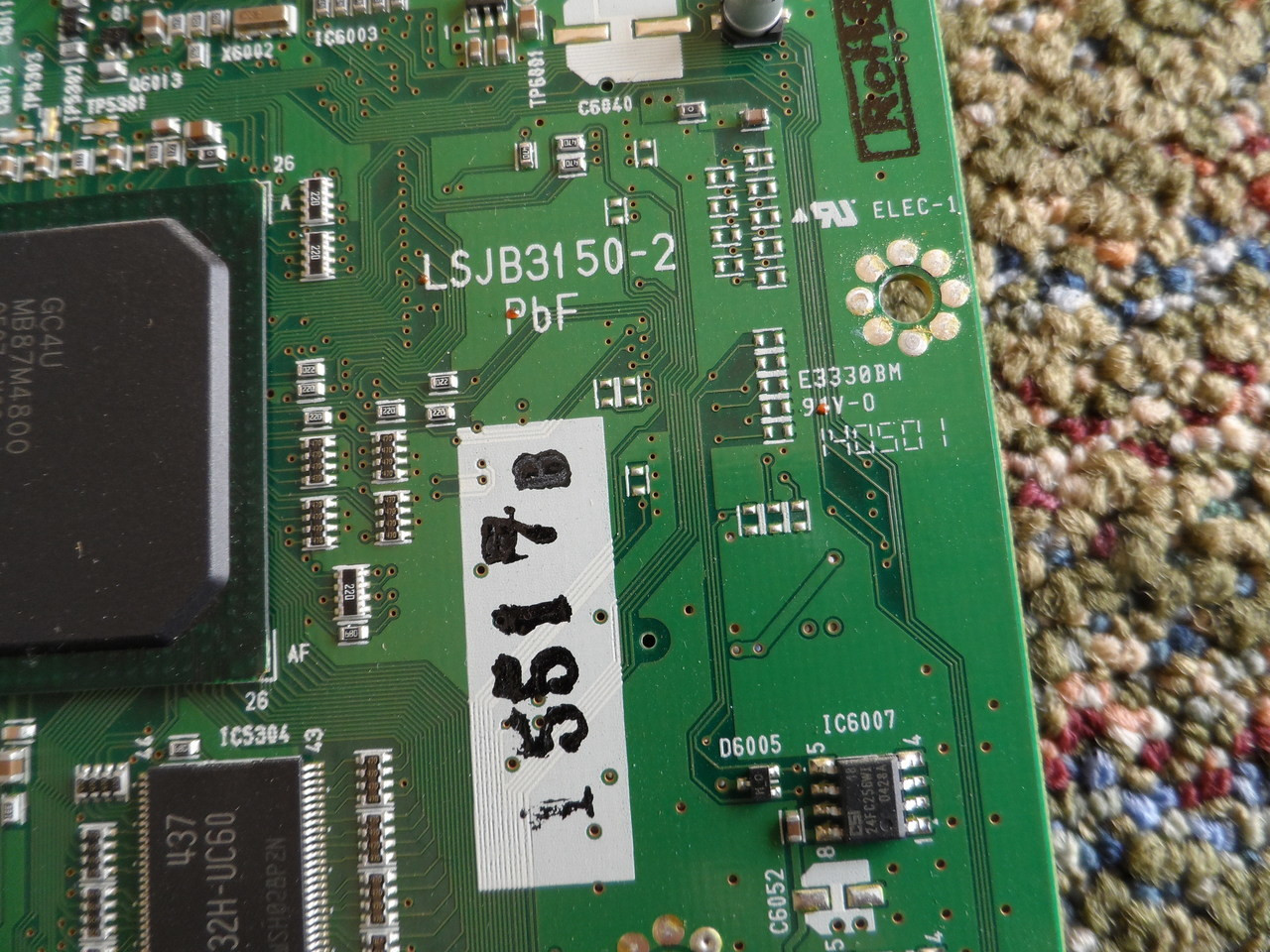 LSEB3150B, LSJB3150-2 Panasonic Main Board