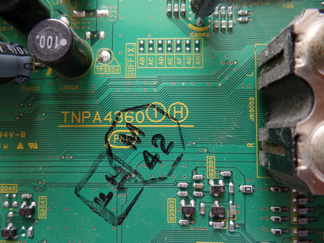 TNPA4360S Panasonic H Board