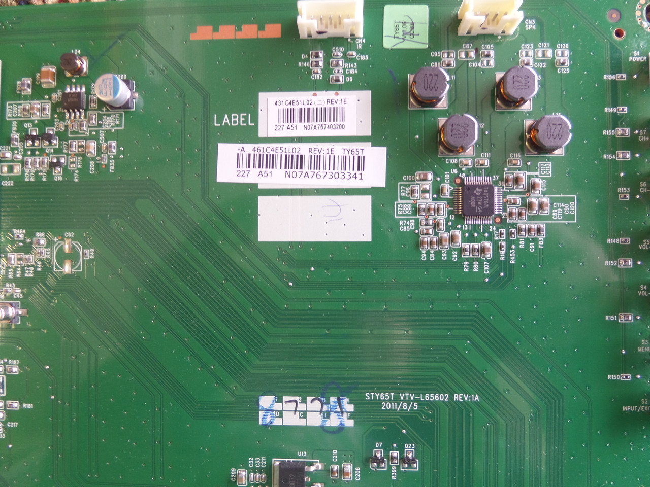 431C4E51L02 Toshiba Main Board for 65HT2U