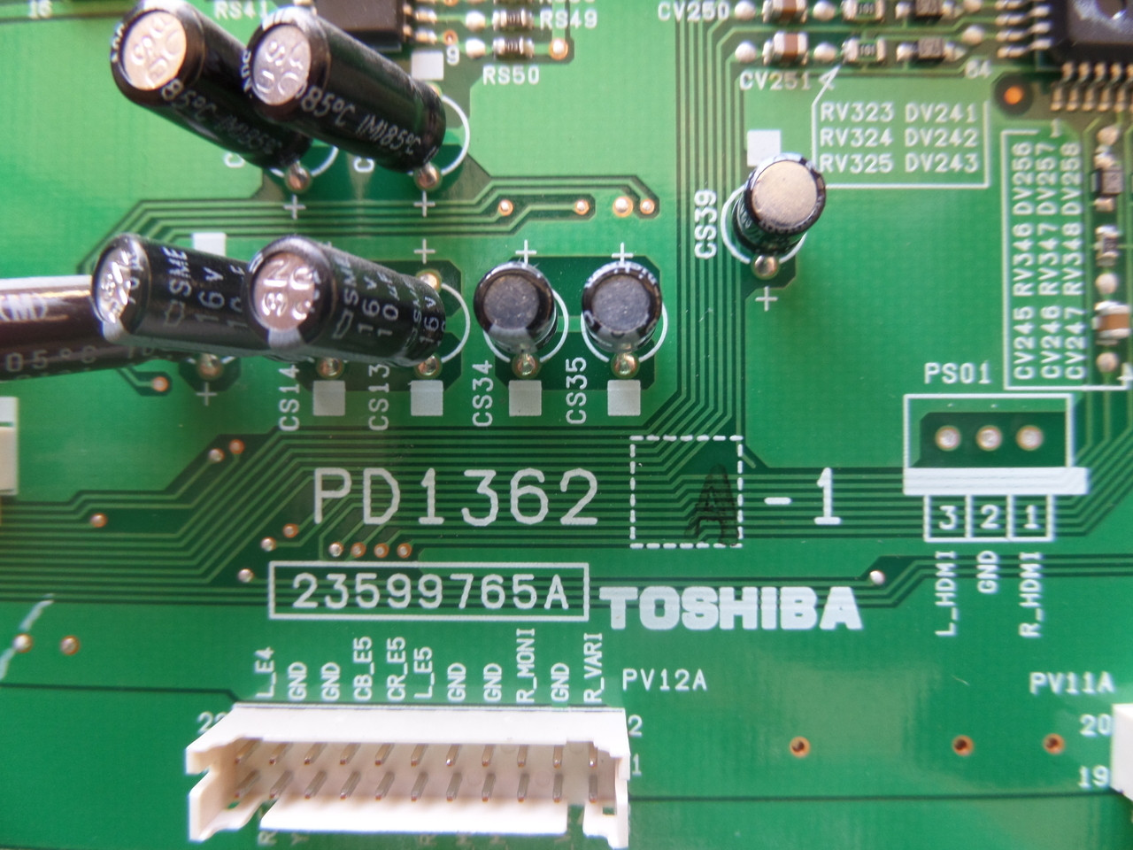 75000535, PD1362A-1, 23599765A Toshiba Signal Board
