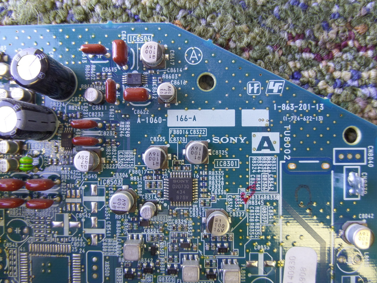 A-1060-166-A, 1-863-201-13, 1-724-622-13 Sony A Board