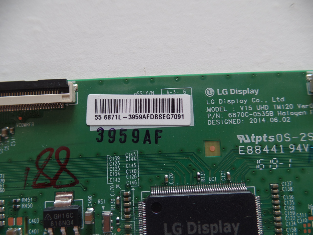 6871L-3859A Vizio T-Con Board