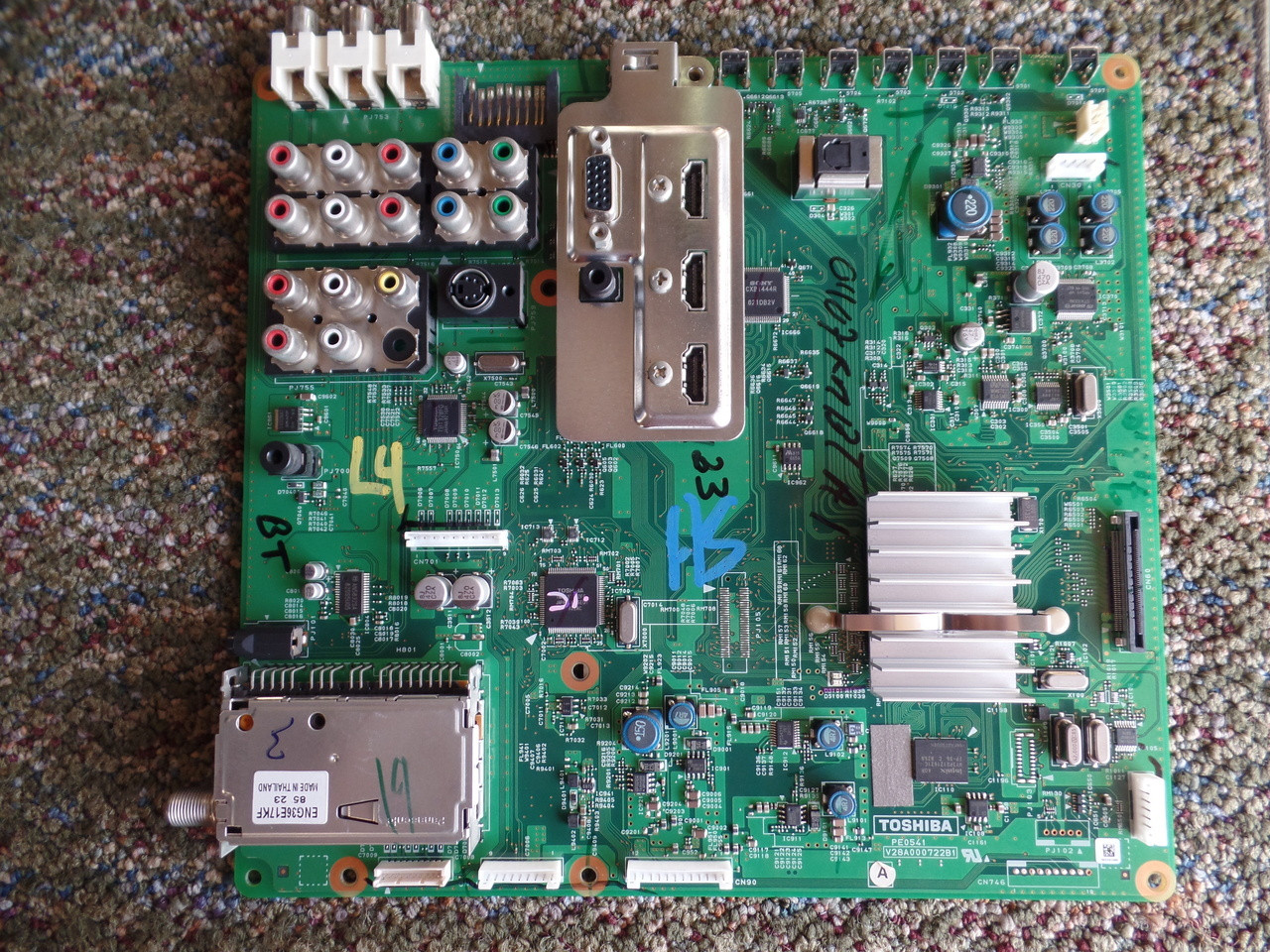 75012467, PE0541A, V28A000722B1 Toshiba Main Board
