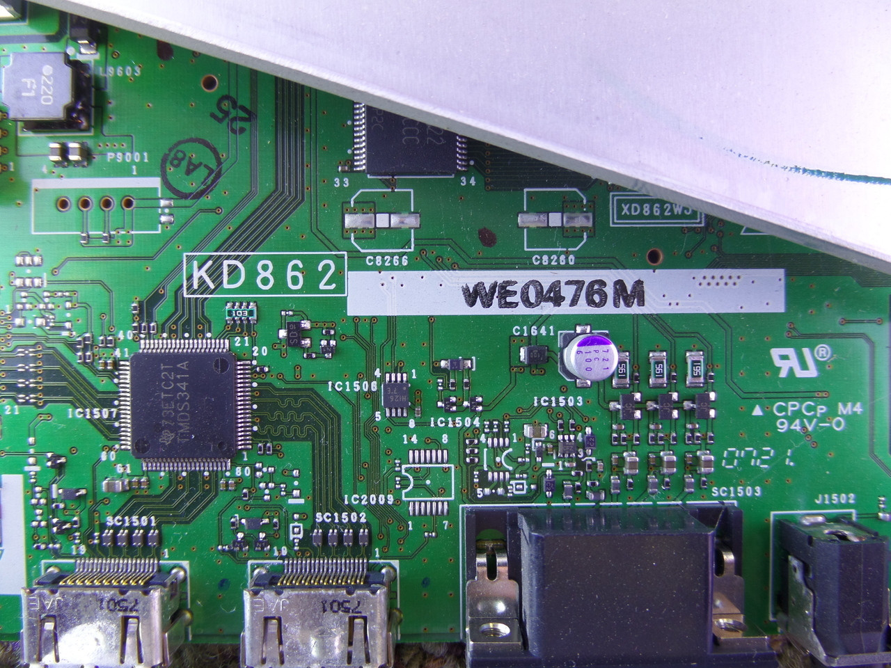 DUNTKD862FM04, KD862, XD862WJ Sharp Main Board Version 1 
