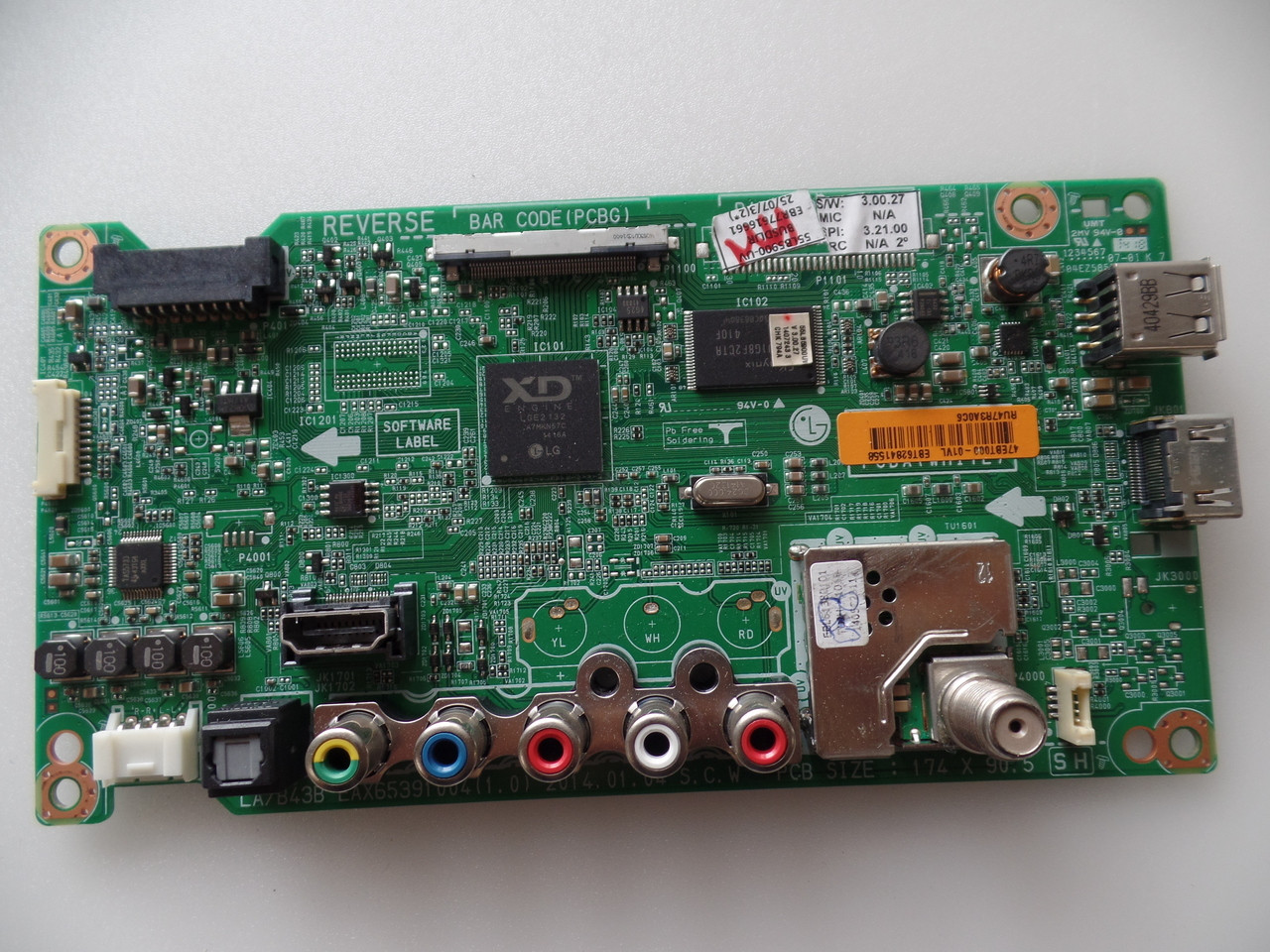 EBT62841558 LG Main Board for 55LB5900-UV.BUSDLJR