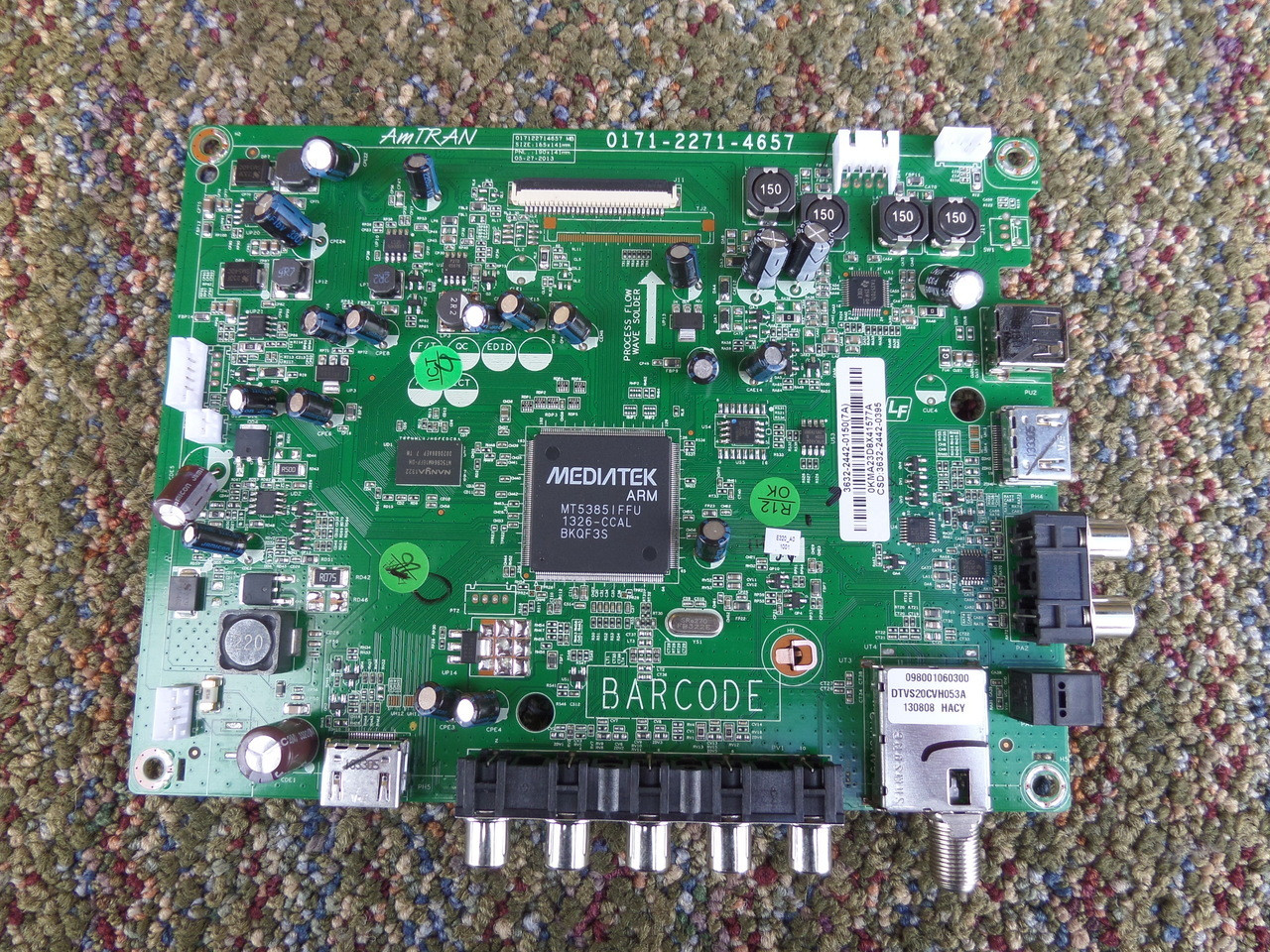3632-2442-0150 Vizio Main Board for E320-A0 Serial Nº LAEANLGP, LAQANLGP 