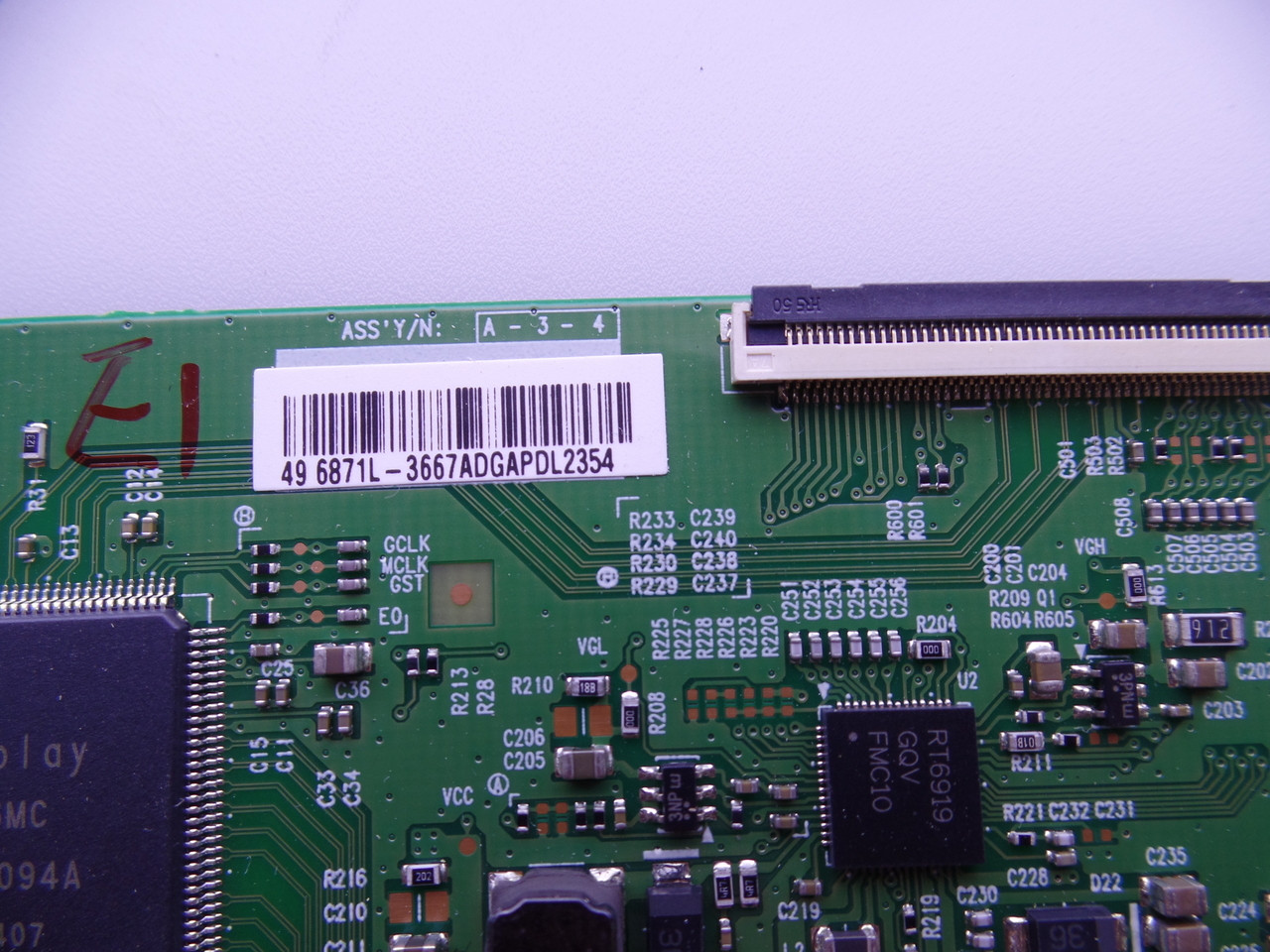 6871L-3667A Vizio T-Con Board for M492I-B2