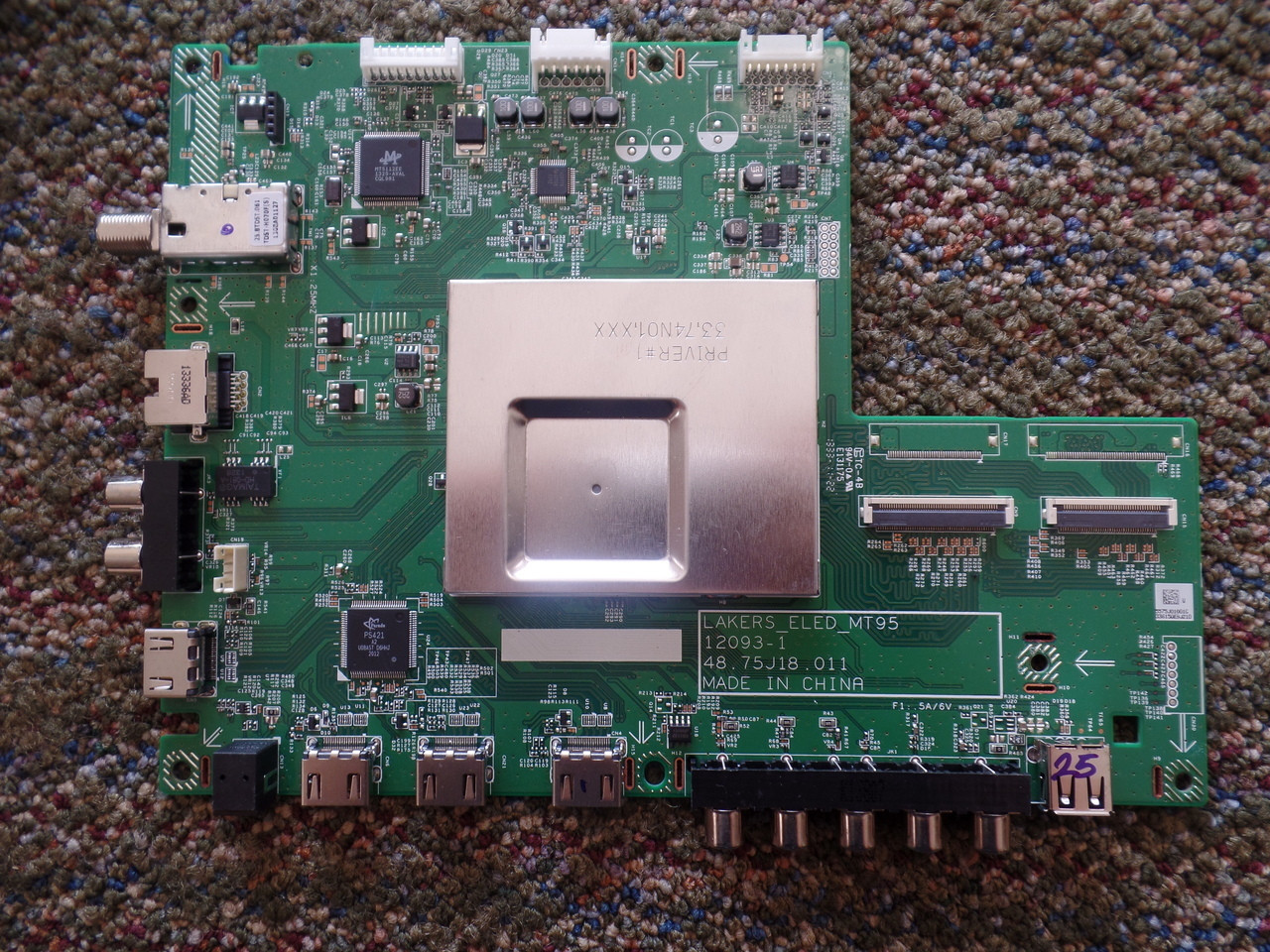 55.75J01.001G, 91.75J10.004G Vizio Main Board for E650I-A2