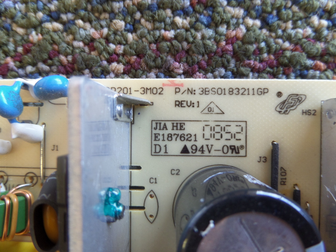 0500-0505-0540, 3BS0183211GP Vizio Power Supply Unit