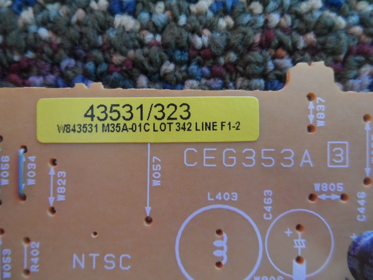 CEG353A, 566924001322 Sansui Power Supply for HDLCDFD260C