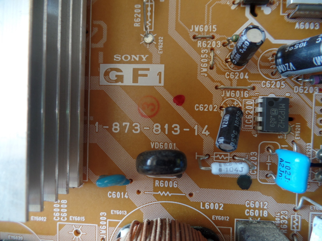 A-1362-549-C, 1-873-813-14, 1-873-813-11 Sony GF1 Board