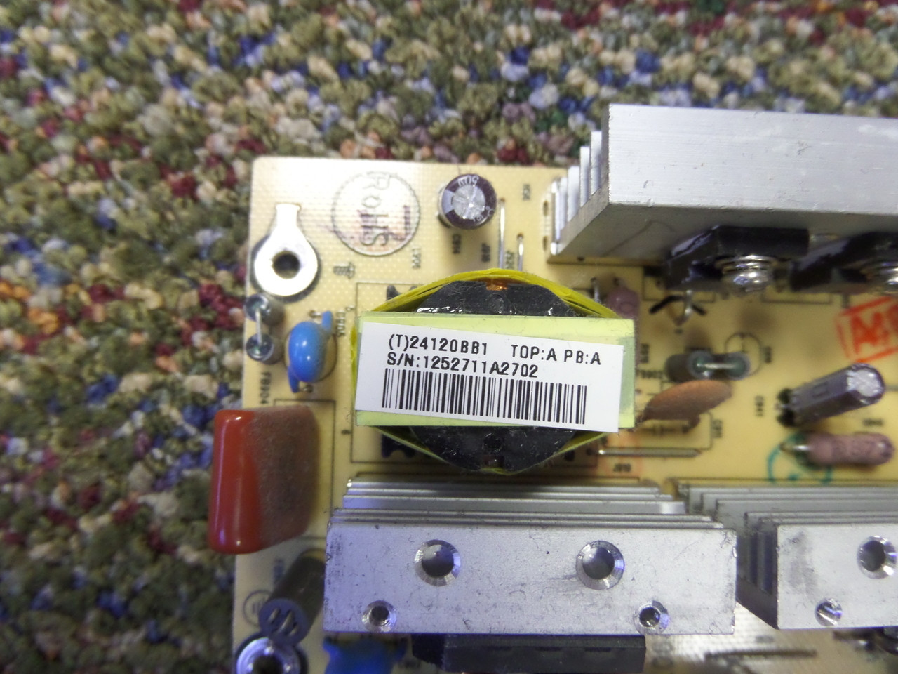 ADPC24120BB1, 715T2907-2 Insignia Power Supply Unit