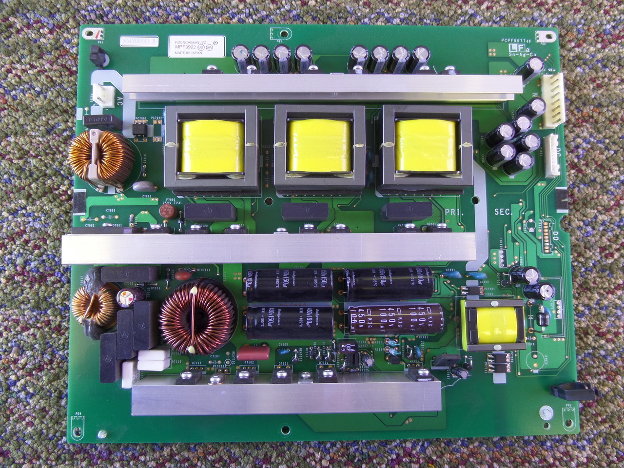 RDENCA085WJZZ, MPF3902 PCPF007748 Sharp Power Supply Unit