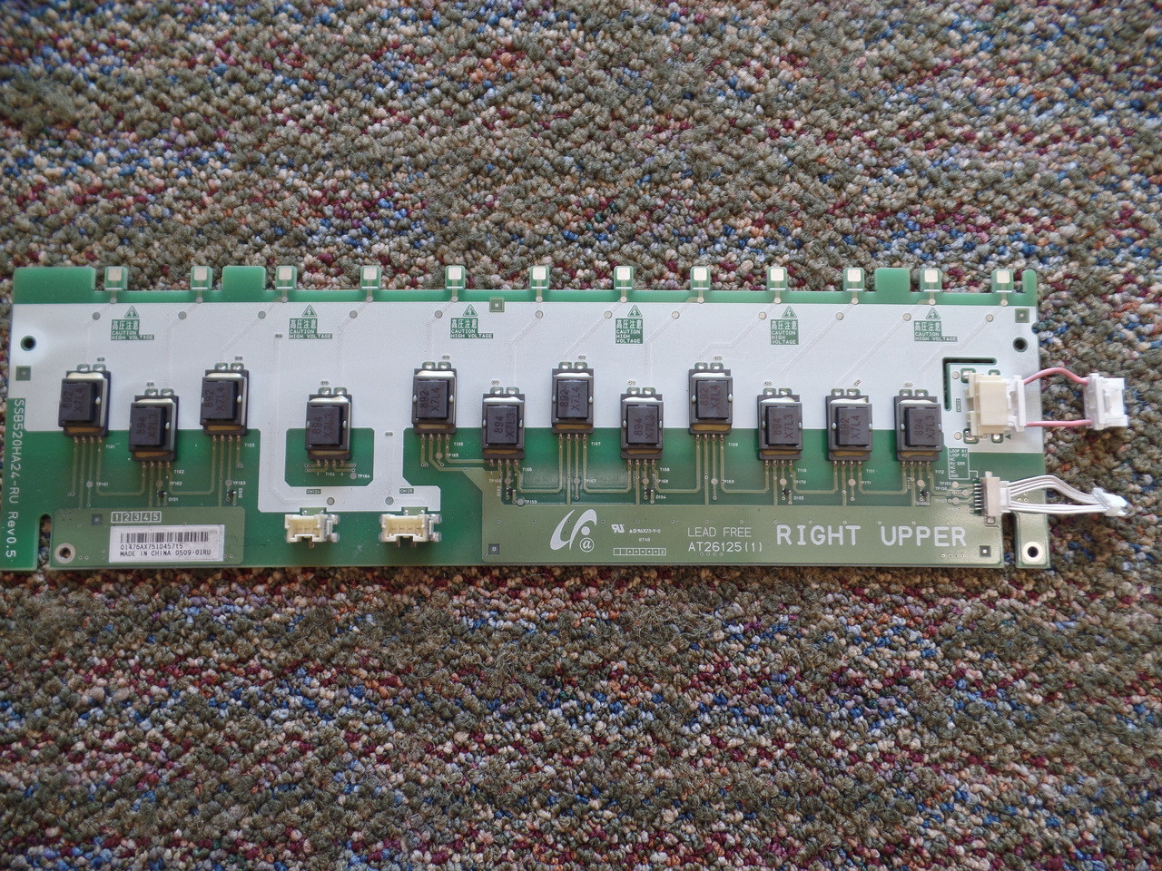 Sony 1-789-841-11 Upper Right Backlight Inverter