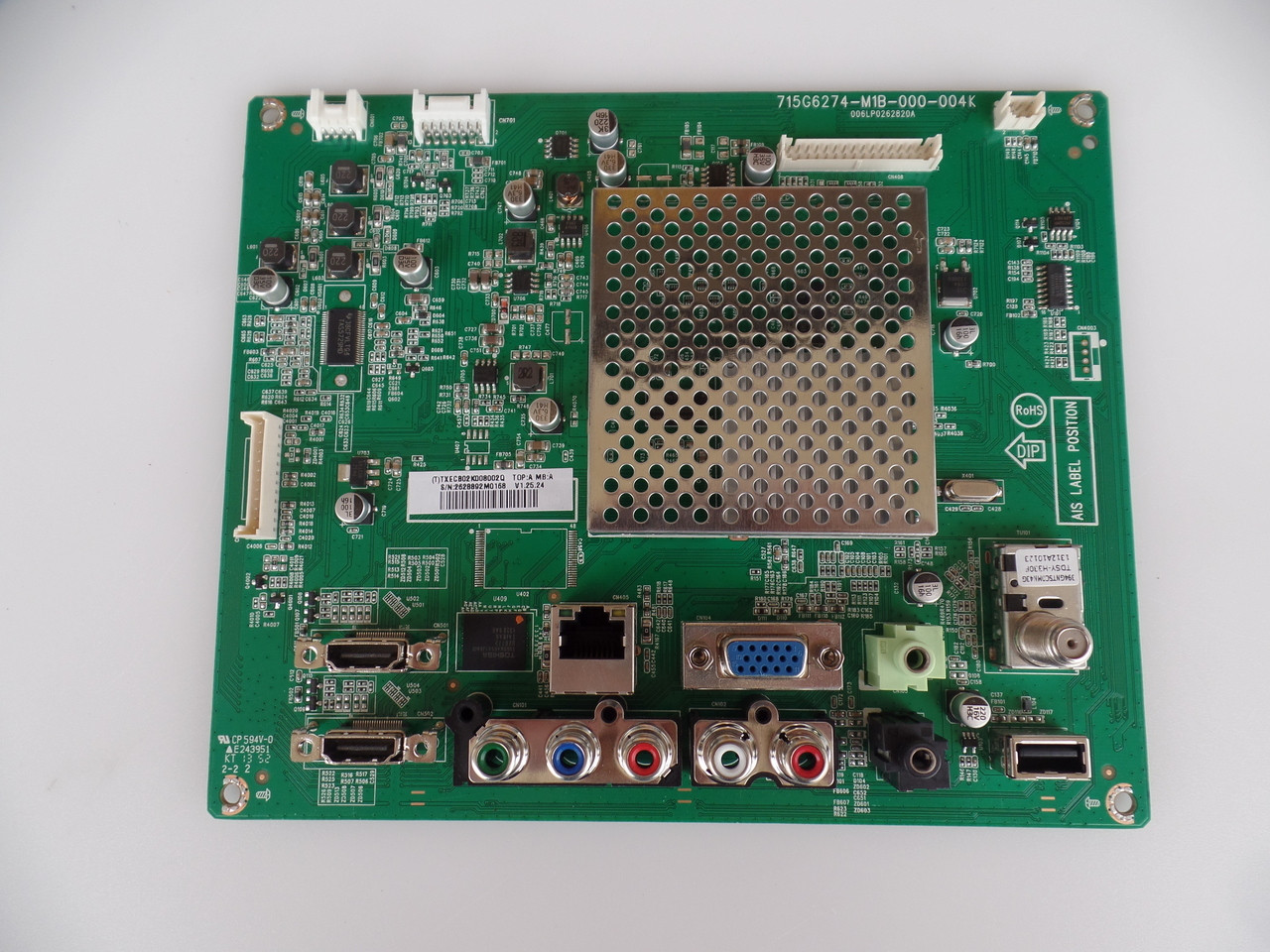 756TXECB02K008 Vizio Main Board for E280I-B1 (LTT3PRCQ)