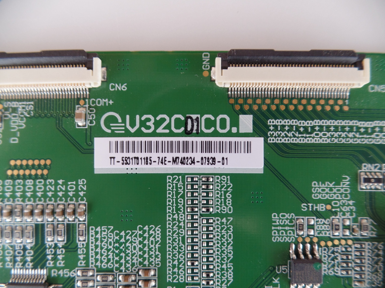 55.31T01.185, V32CD1C0., QV32CD1C0. Polaroid T-Con Board