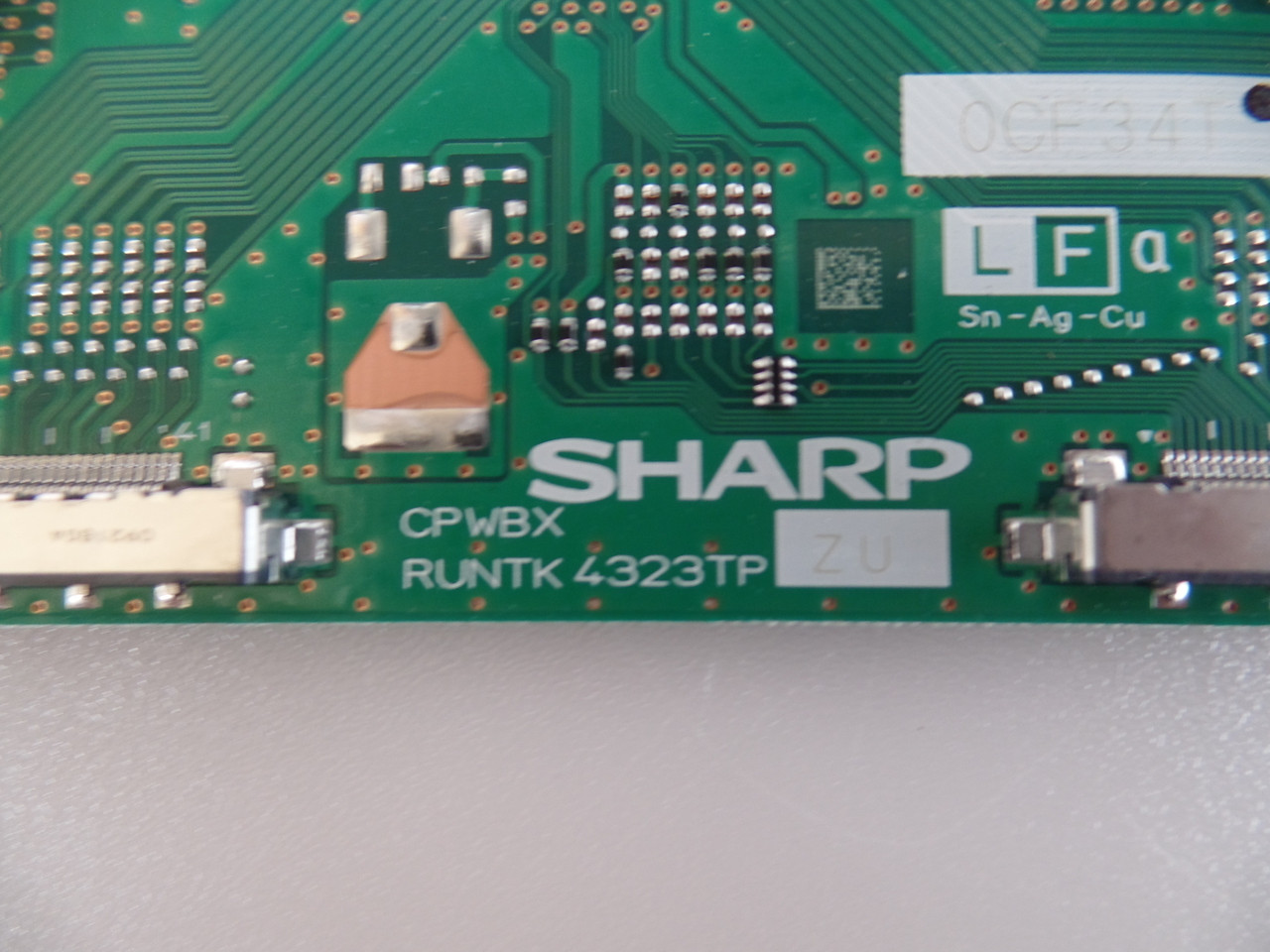 RUNTK4323TPZU, CPWBX4323TPZU Sharp T-Con Board