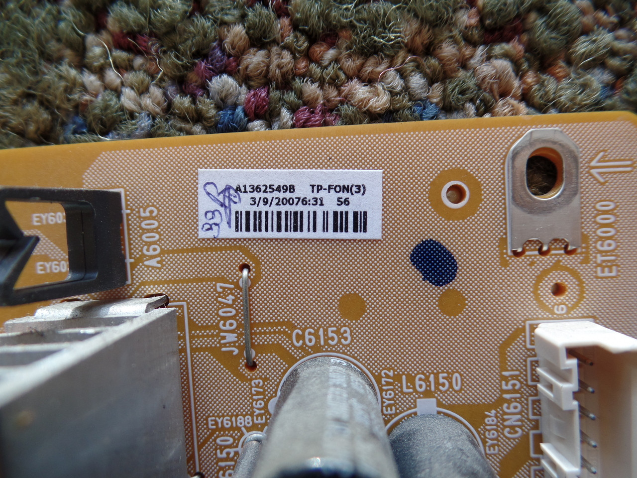 A-1362-549-B, 1-873-813-13, A1362549B Sony GF1 Board