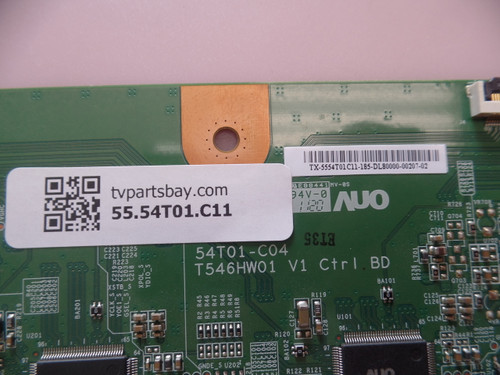 55.54T01.C11, 54T01-C04 T-Con Board Insignia NS-55L780A12