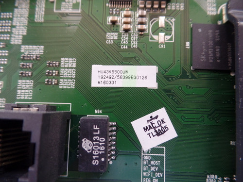 192491 Sharp Main Board for LC-43N7000U