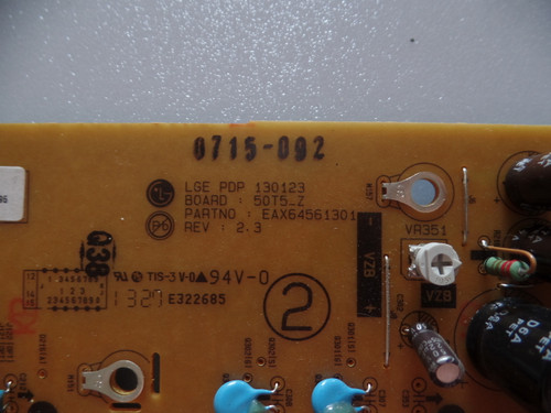 EBR74824801, EAX64561301 LG ZSUS Board for 50PN4500-UA