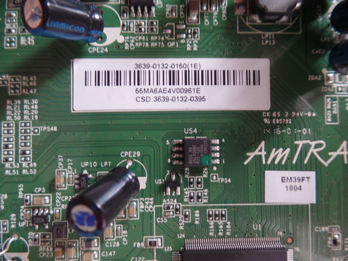 3639-0132-0150 JVC Main Board for EM39FT