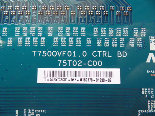 55.75T02.C01, T750QVF01.0 CTRL BD Vizio T-Con Board