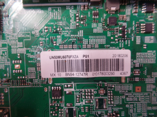 BN94-12747R Main Board for Samsung UN50MU6070FXZA (Version AA16)