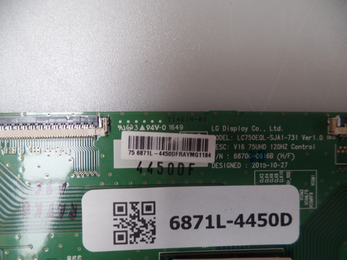 6871L-4450B 6871L-4450D (6870C-0616B) Sony T-Con Board