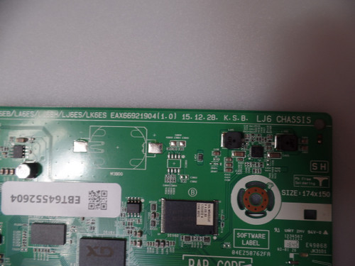 EBT64552604 Main Board for LG 55LW340C