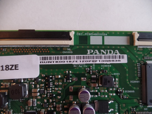 RUNTK0018ZE Vizio T-Con Board