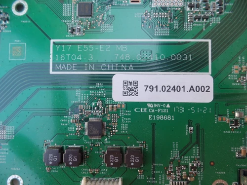 791.02401.A002 Main Board for Vizio E55-E2 (LWZQVIKT Serial)