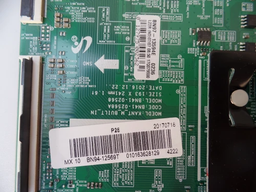 BN94-12569T Main Board for Samsung UN55MU6490FXZA (Version FA05)