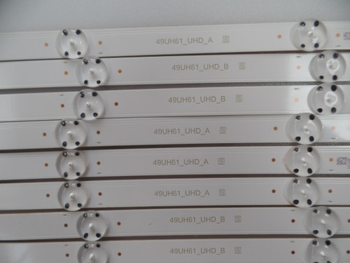 49UH61UHD LG LED Backlight Strips (8)