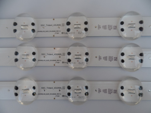 EAV63992501 SSC TRIDENT LG 43uk65 LED Backlight Strips (3)