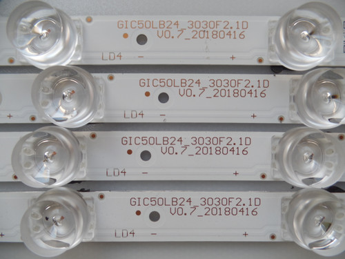 GIC50LB24_3030F2.10 TCL LED Backlight Strips (4) 50S421 50S423 50S425