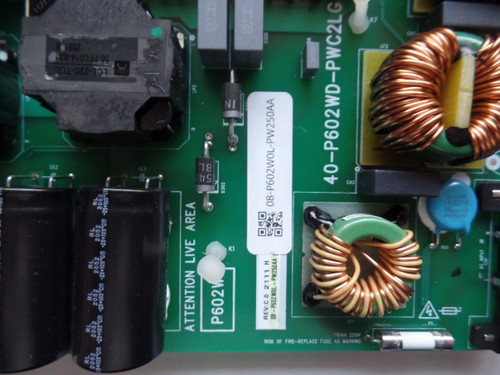 08-P602W0L-PW250AA TCL Power Supply Board