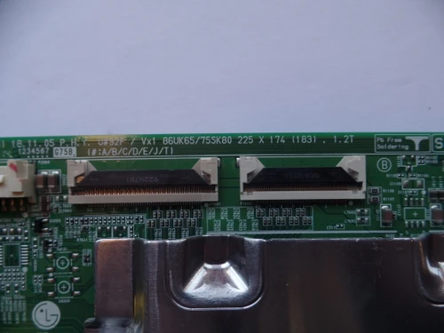 EBT66062501 Main Board for LG 75SM8670PUA.BUSYLJR