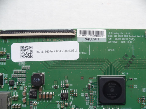 6871L-5407A / 054.25006.0511 Vizio T-Con Board