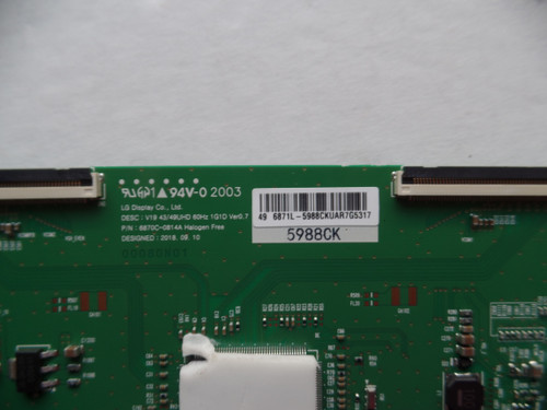  1-001-521-11  T-Con Board for Sony XBR-49X800H   