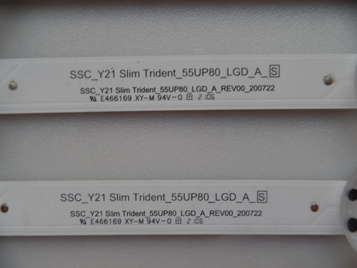 LG EAV65010301 LED Backlight Strips (7) 55UP8000PUA