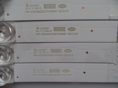 Haier CRH-K65C8003030T12066BT-REV1.0 LED Backlight Strips (12) NEW